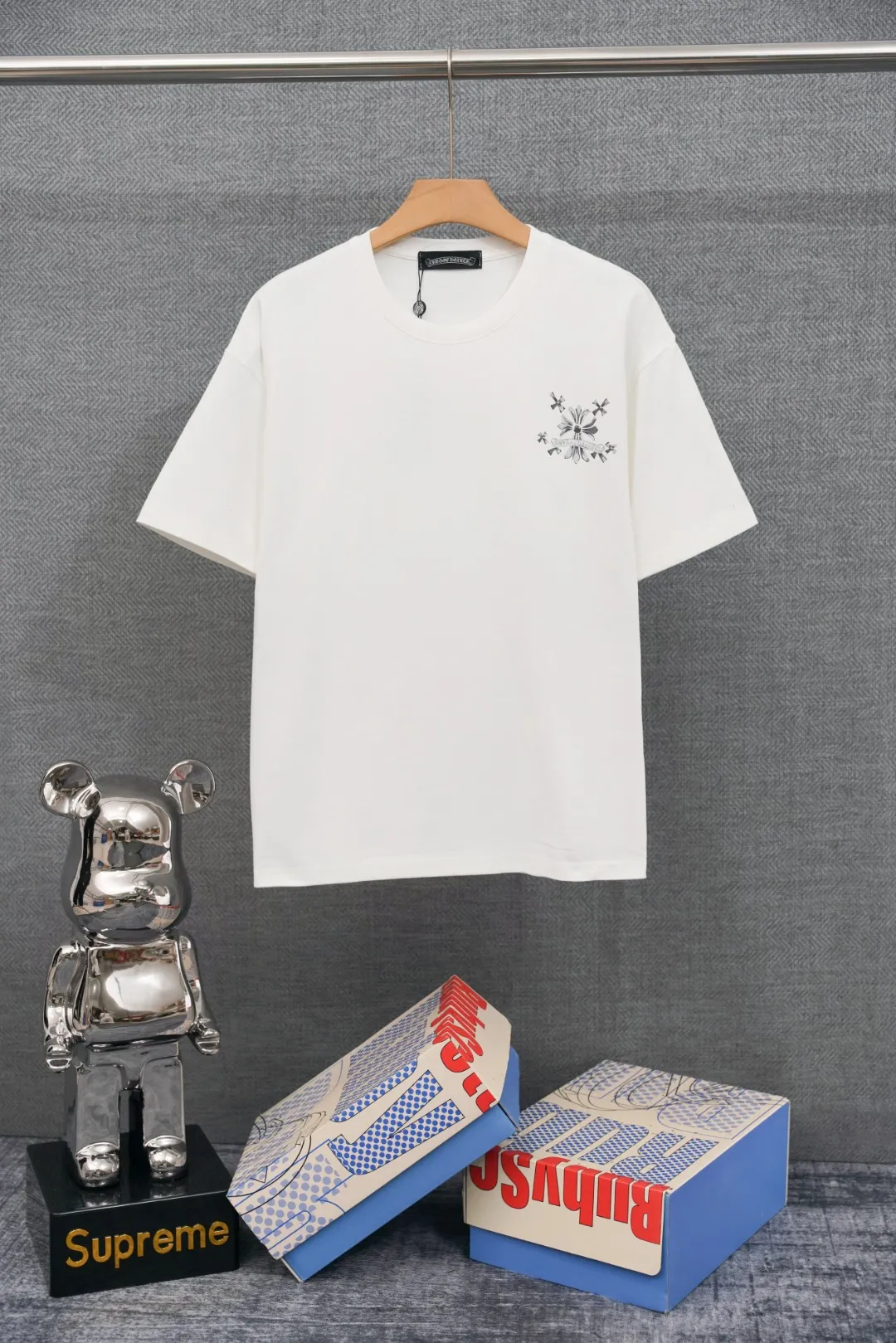 DT 33 60 Chrome Hearts T ， ， Black White S-XL